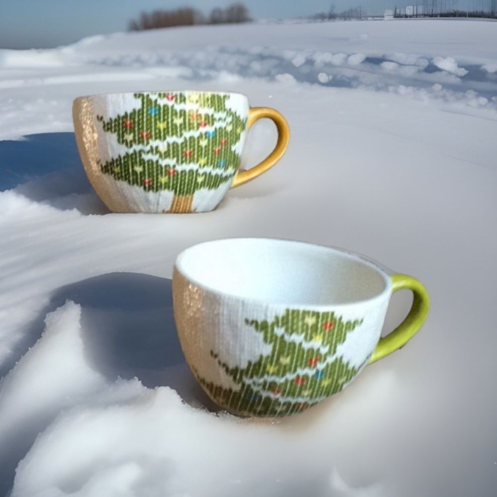 Threshold  Christmas Tree Ceramic Coffee Mugs